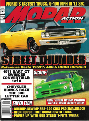 MOPAR ACTION 1998 AUG - '65 INDY PACE CAR, 300M